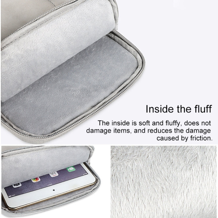 For 10.8 inch or Below Tablet ND00S Felt Sleeve Protective Case Inner Carrying Bag(Light Grey)