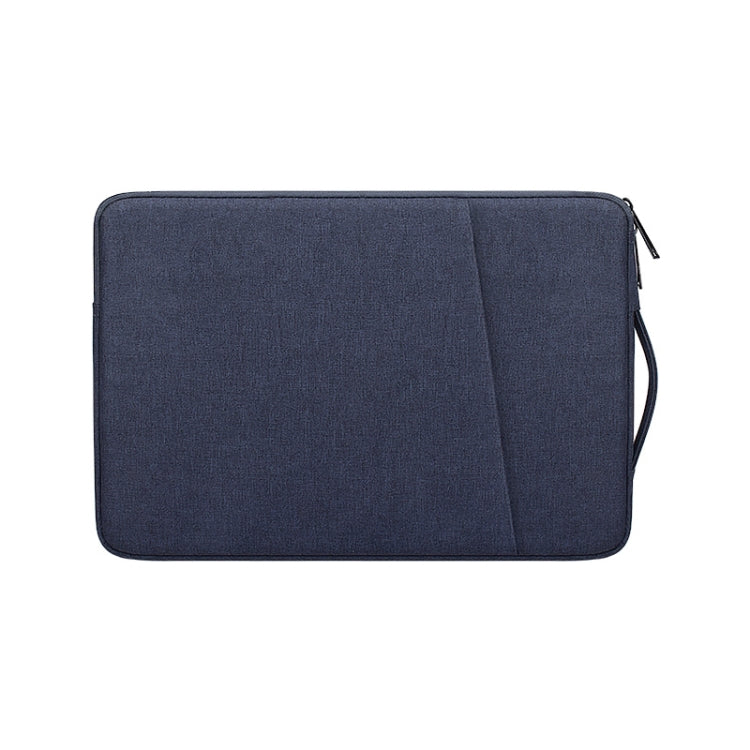 ND01D Felt Sleeve Protective Case Carrying Bag for 15.6 inch Laptop(Navy Blue)